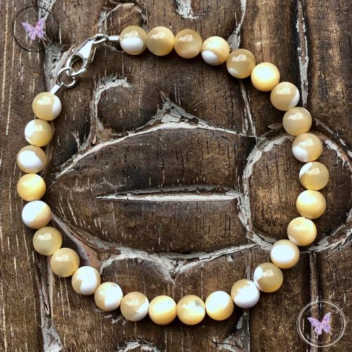 Classical Mother Of Pearl Healing Bracelet